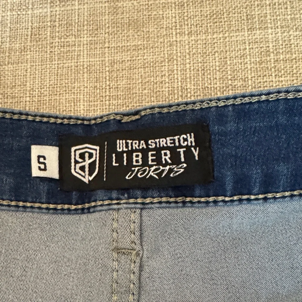 Born Primitive Blue Denim Shorts - Picture 2 of 4